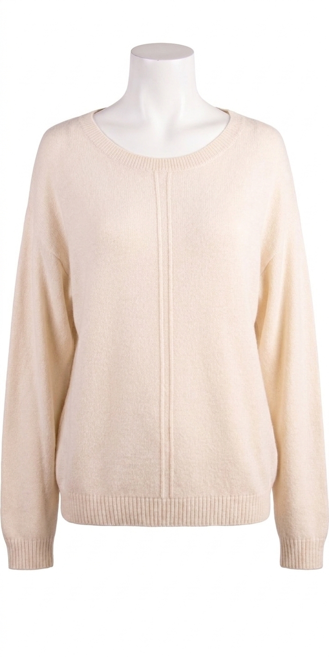 NEW GIGI MODA concetta knit sweater in beige
